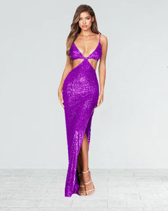 Sommer Damenbekleidung Split Backless Hollow Kleid