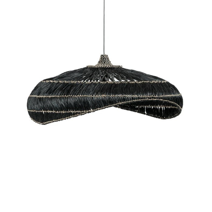 Elvera hanglamp - zwart abaca - ⌀ 92 cm