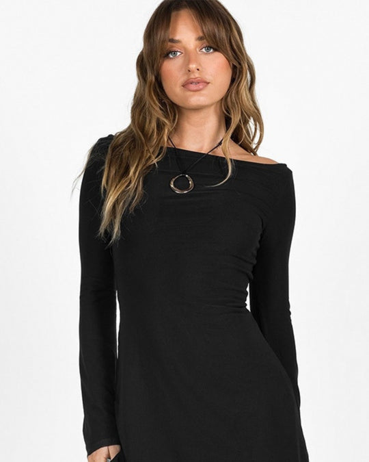 Herbst Damenbekleidung Temperament Doppellagiges Mesh Slim Fit Schnürkleid