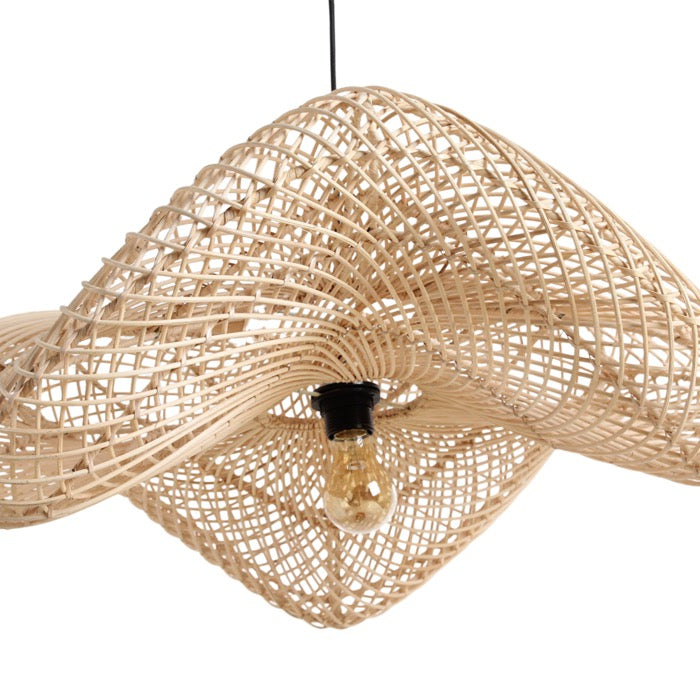 Wave hanglamp naturel large