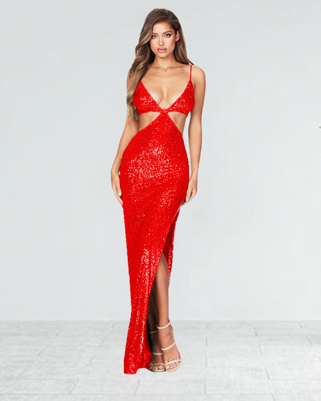 Sommer Damenbekleidung Split Backless Hollow Kleid
