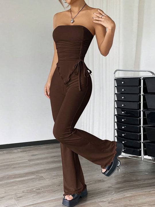 Breezy Tube Top & Trousers Set