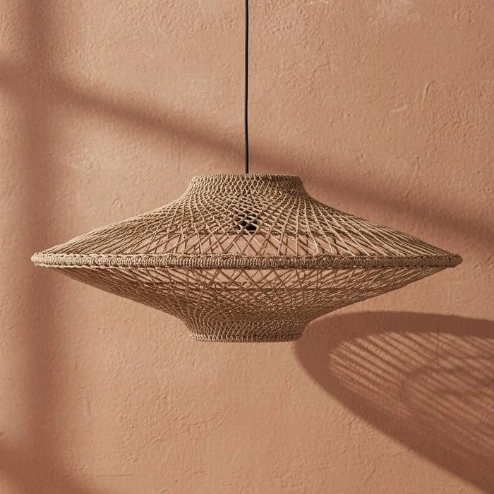 Corda hanglamp naturel large Ø 80x37 cm