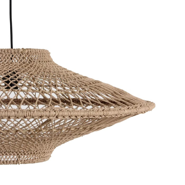 Corda hanglamp naturel large Ø 80x37 cm