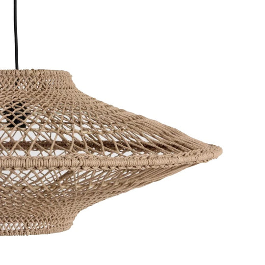 Corda hanglamp naturel large Ø 80x37 cm