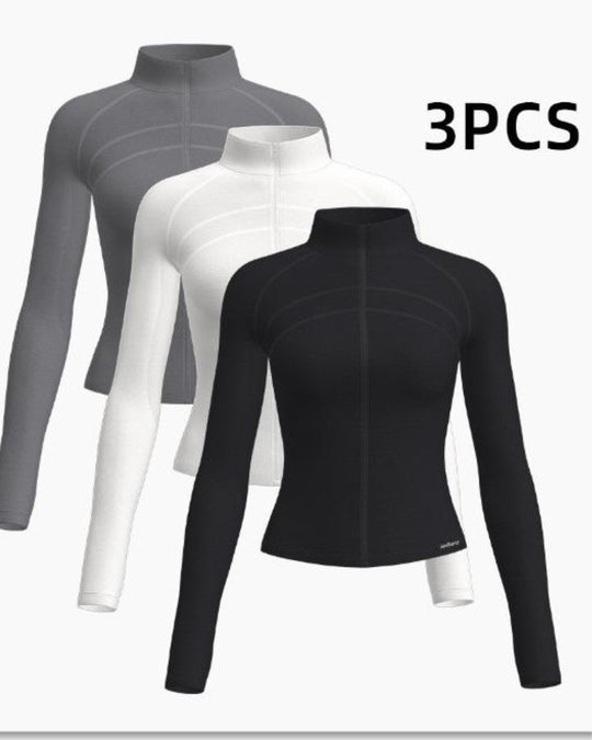 Peach Tone Double Line Sports Jacket