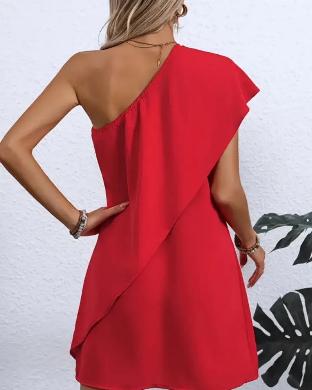 Sommermode Lässiges Kurzarmkleid für Damen