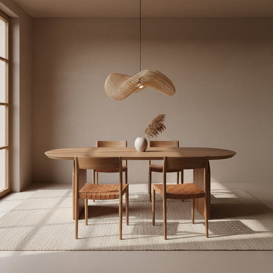 Wave hanglamp naturel large