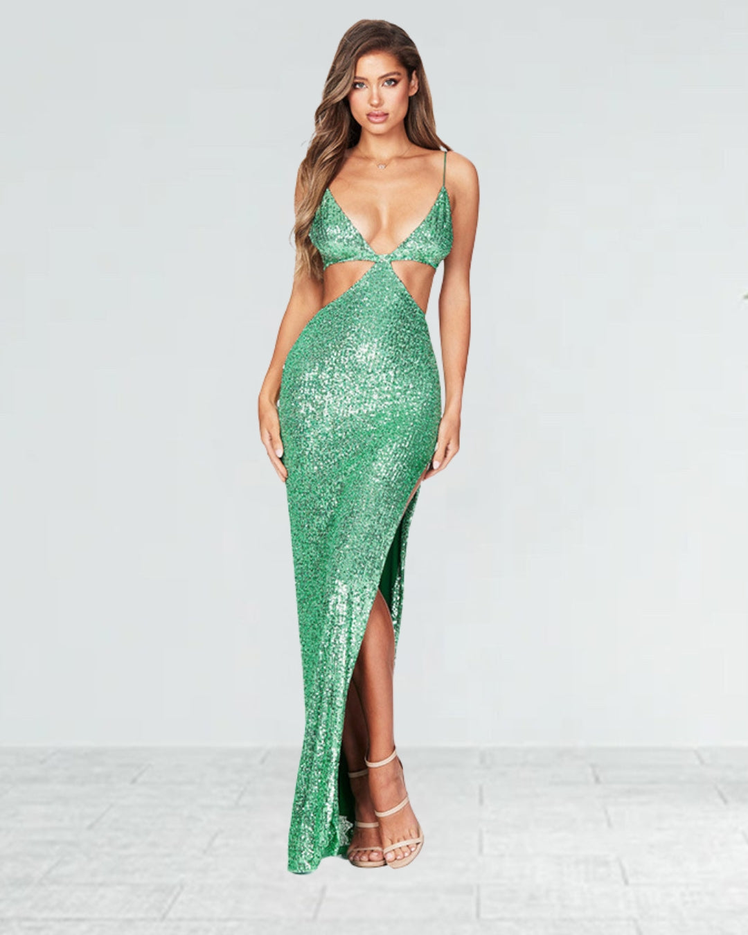 Sommer Damenbekleidung Split Backless Hollow Kleid