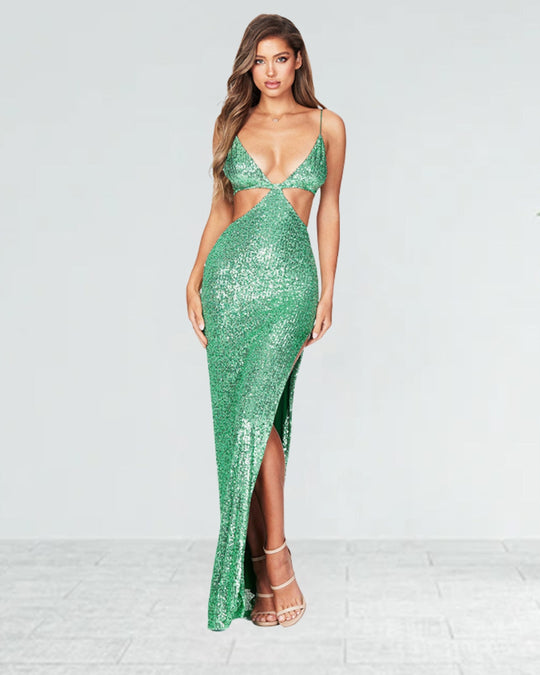 Sommer Damenbekleidung Split Backless Hollow Kleid